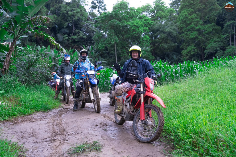The Honda XR150L is a lightweight and reliable choice for North Vietnam motorbike tour off-road 