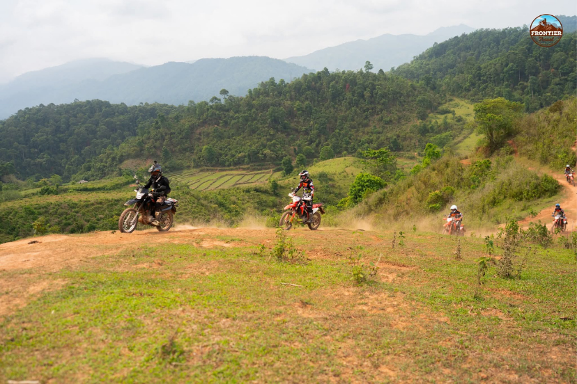 Mountain roads require careful riding and respect for local traffic 