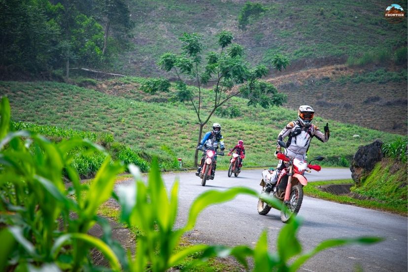 A diverse global community of travelers is exploring Da Nang on two wheels