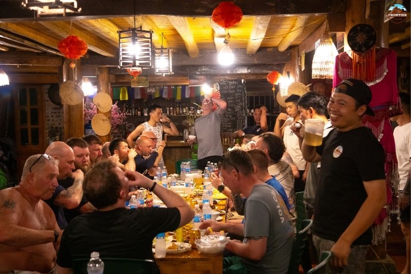 Authentic local Vietnamese dishes served at traditional Ha Giang eateries