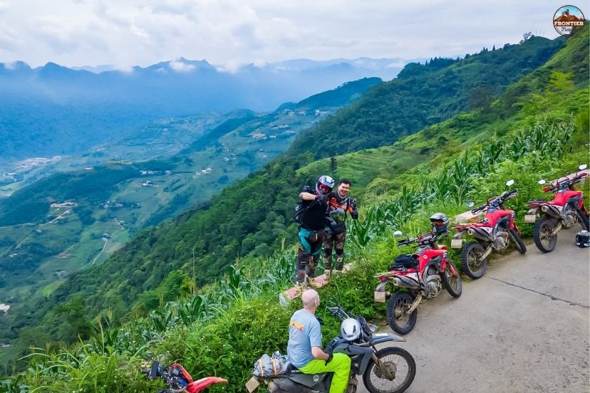 Lightweight dual sport motorcycles conquering rugged northern terrain 