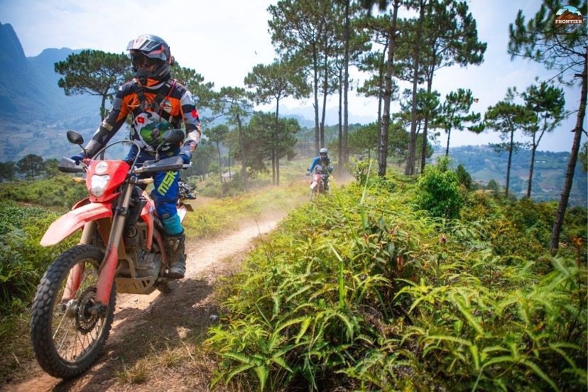 Riders enjoy breathtaking coastal views along the legendary Hai Van Pass