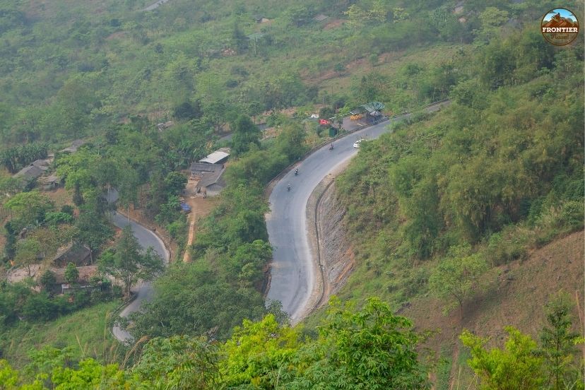 Towering mountains and deep valleys create a majestic riding atmosphere