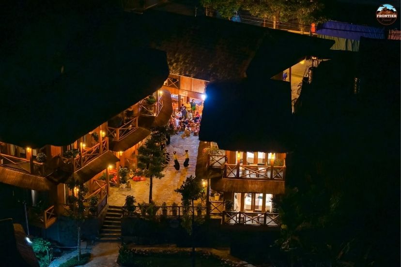 Western comfort food and pizza options popular among international backpackers