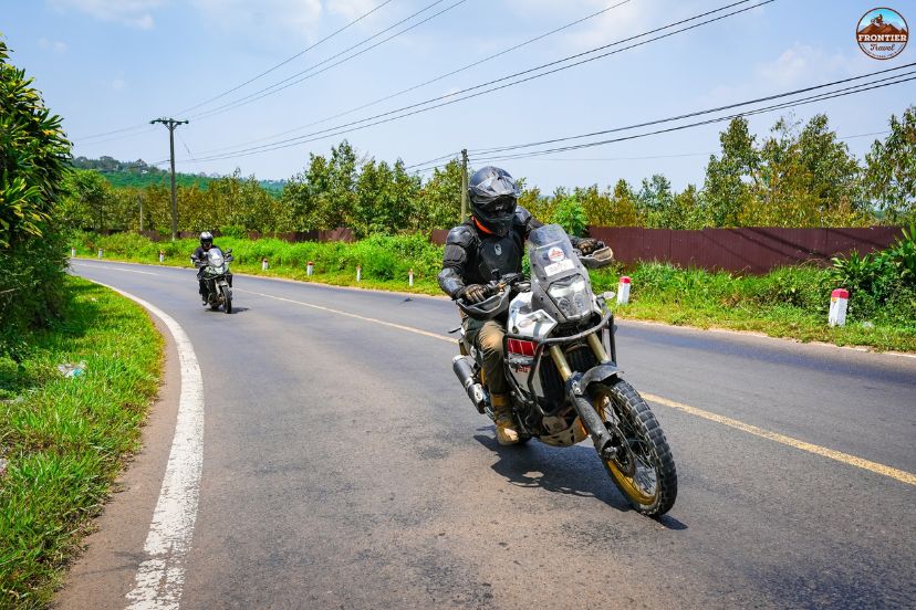 Adventure motorbike journey remote Vietnam roads
