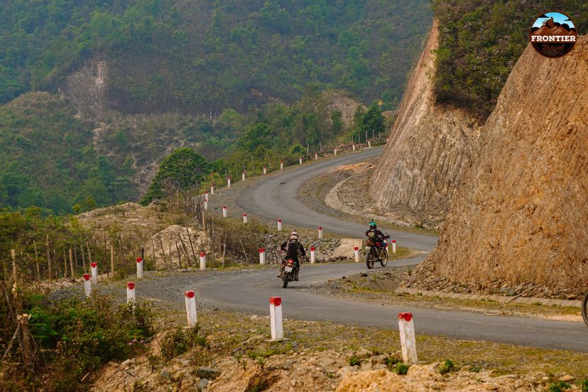 Authentic Vietnam countryside motorbike travel 