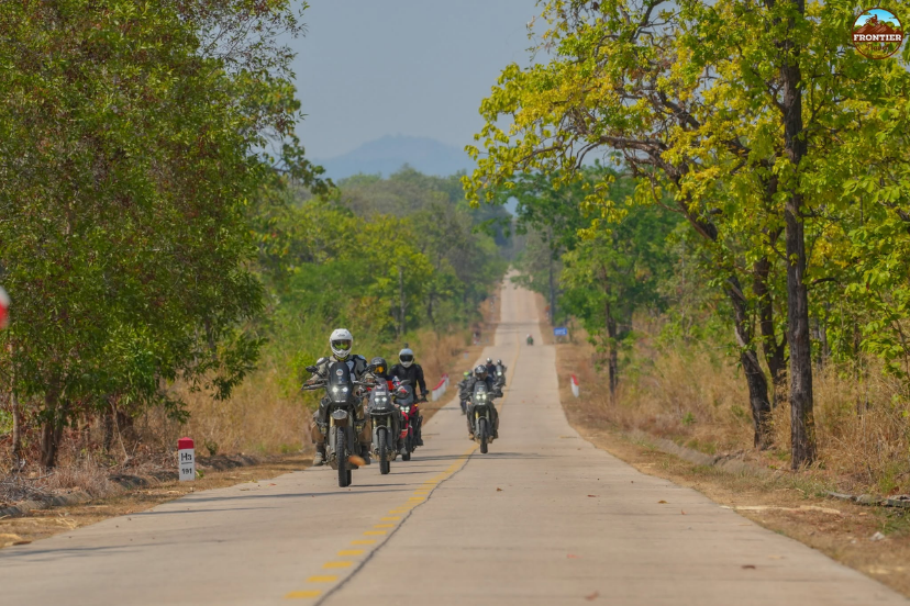 Full protective gear ensures maximum rider safety 