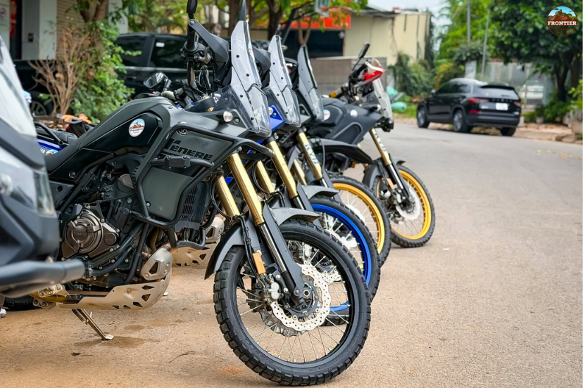 Honda Transalp 750 excels on smooth paved touring routes 