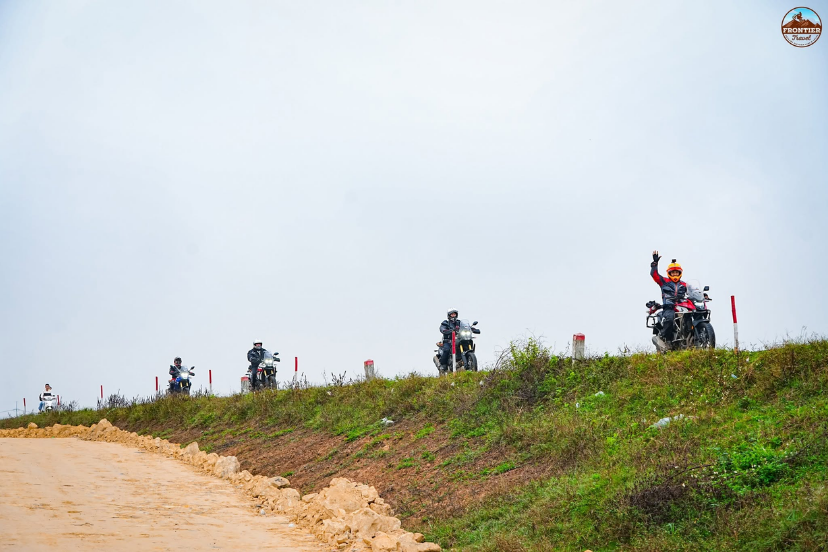 Karst plateau riding through remote mountain villages