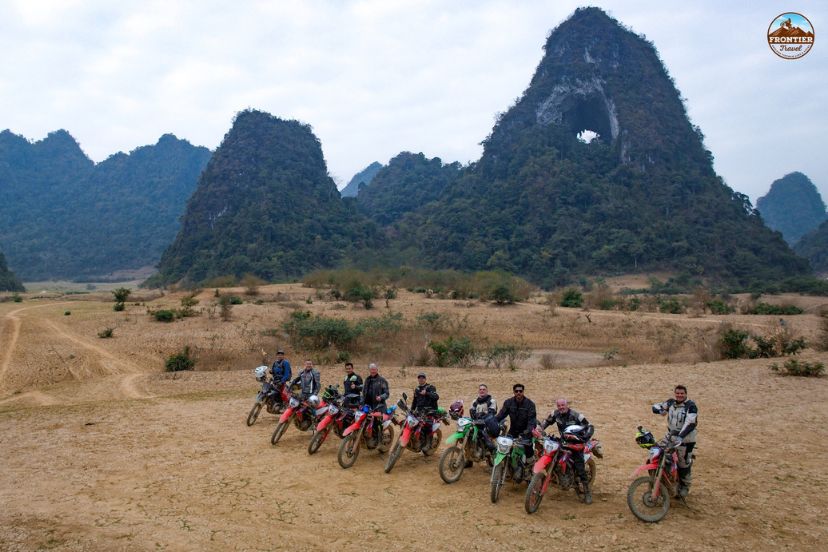 Northern Vietnam mountain pass motorbike tour