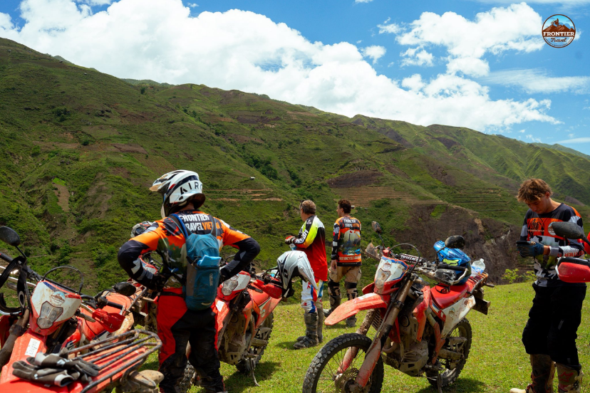 Peaceful lake cruise ends mountain adventure journey