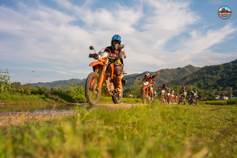 Powerful dual sport machine handles rugged mountain terrain perfectly 
