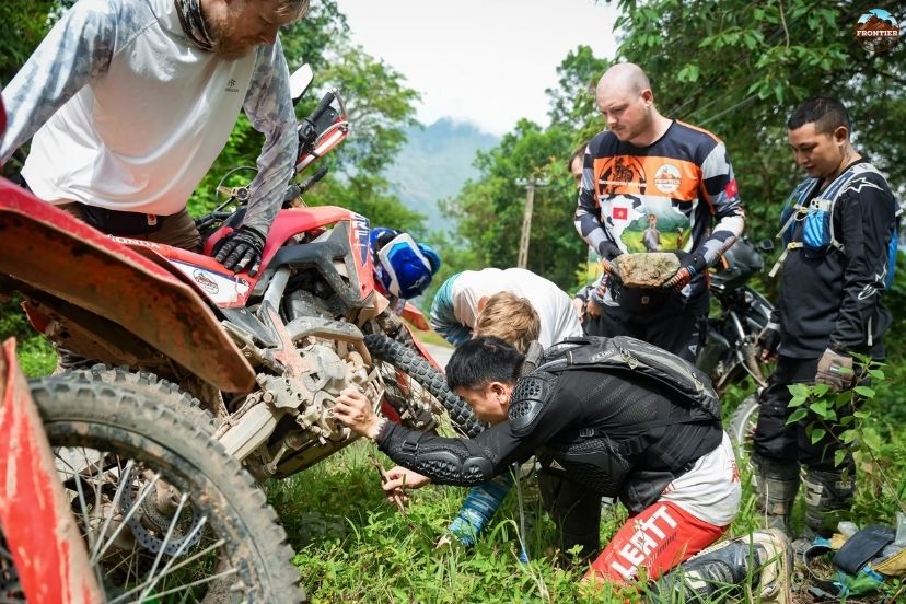 Proper preparation turns heavy rain into manageable riding conditions 