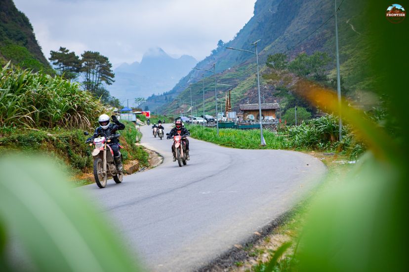 Rider exploring northern Vietnam scenic routes