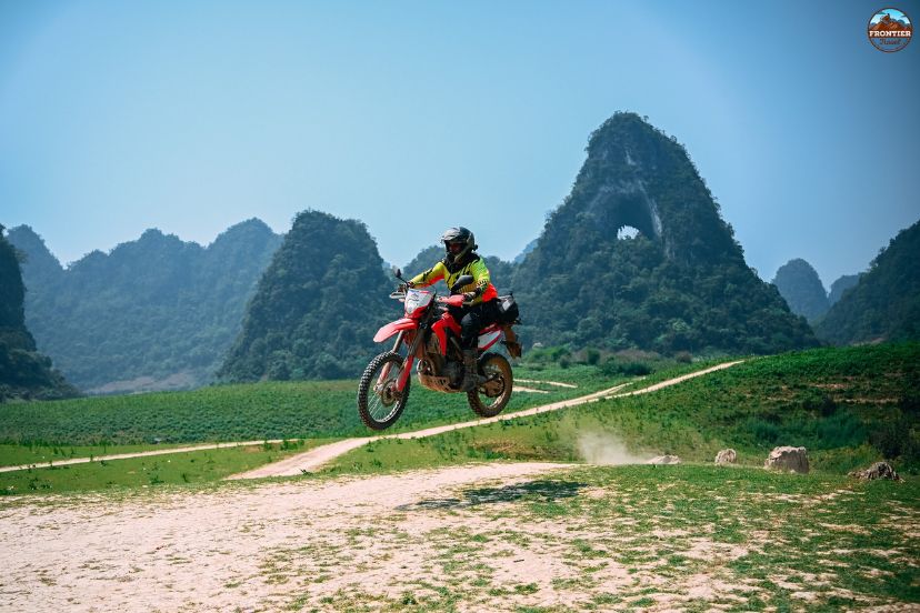 Riding Honda CRF300L in Vietnam mountain roads